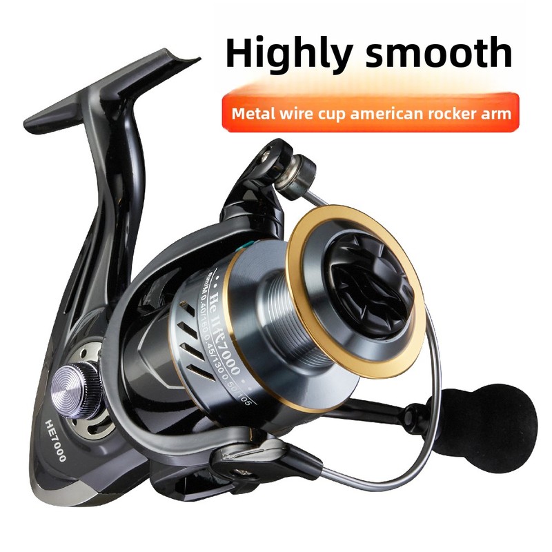 Ice Fishing Reel - Hochleistungs-Angelrolle im amerikanischen Stil mit großer
