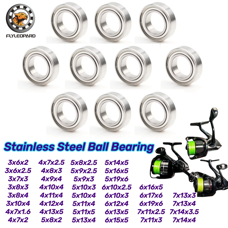 Conventional Reel - 10 Stück SMR85ZZ 5x8x2,5mm ABEC-9 Edelstahl-Kugellager