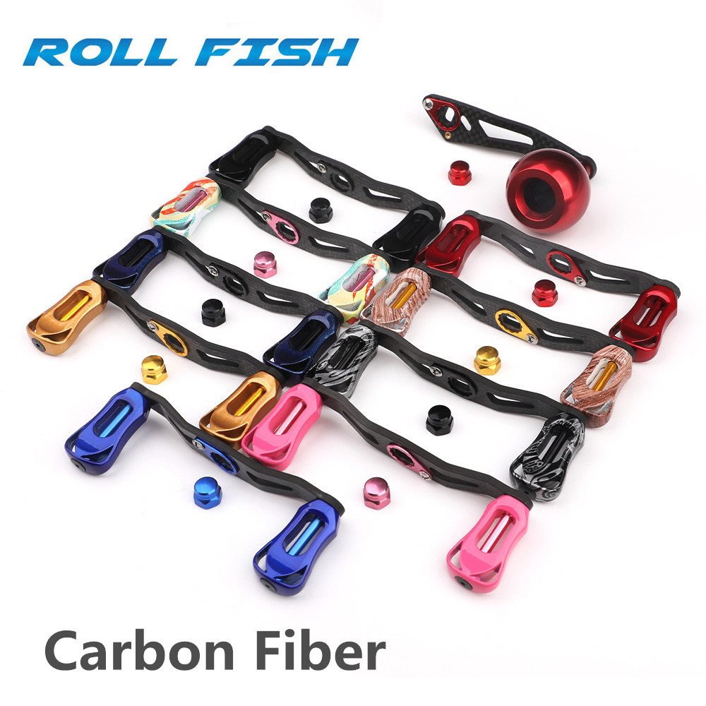 Reel Handle - ROLLFISH Angelrollengriff, Kipphebel, Kohlefaser, leicht, 19–29