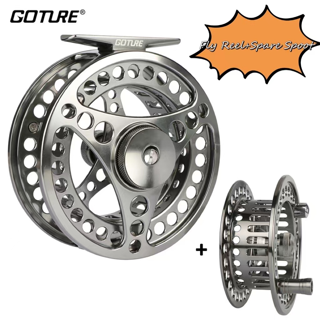 Reel Spare Spool - Goture Fliegenfischerrolle mit großem Spulenlager 3/4