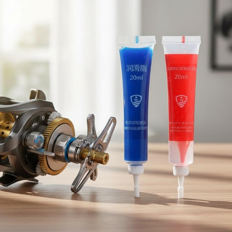Reel Grease - 20 ml Angelrollen-Wartungsöl und -Fett, Lageröl,