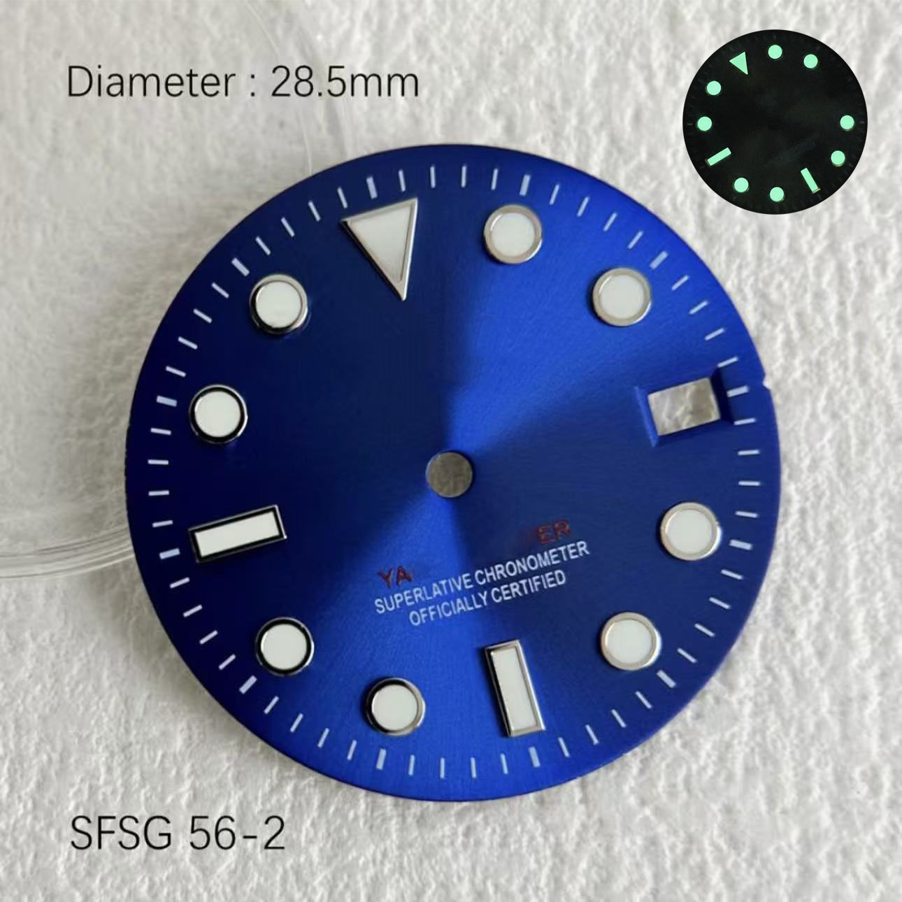 Heißer SUB 28,5mm NH35 Grün Le – Reel Case Bewertung und Preis