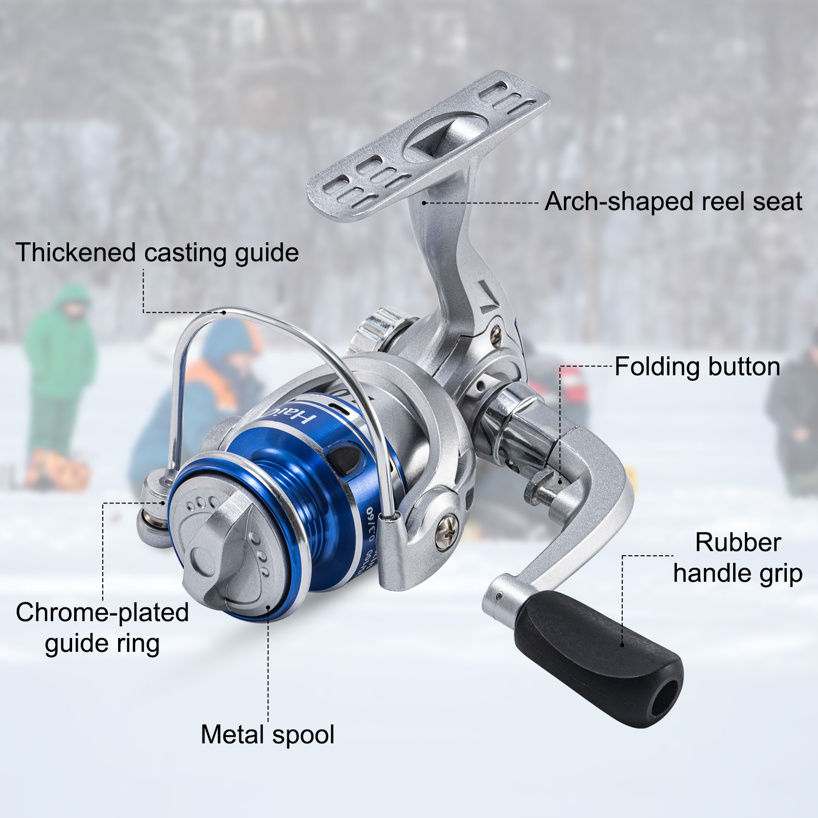 Goture Neue Eisangelrollen Win – Ice Fishing Reel Bewertung und Preis
