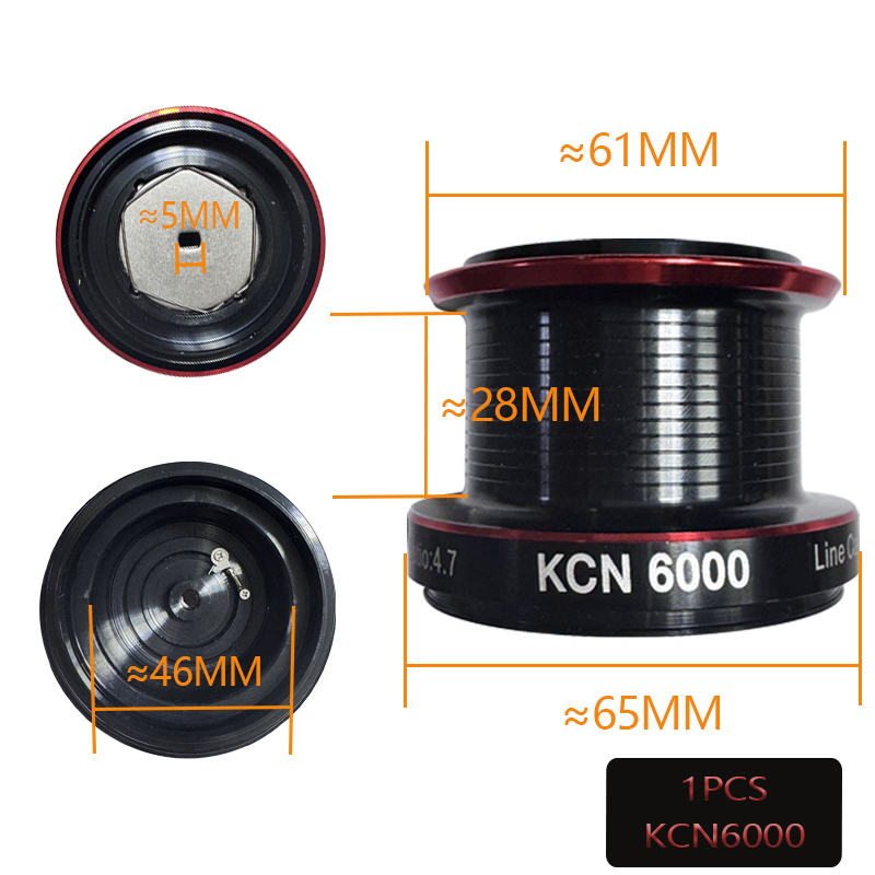 KCN6000 KCN8000 KCN10000 Ersat – Reel Spare Spool Bewertung und Preis
