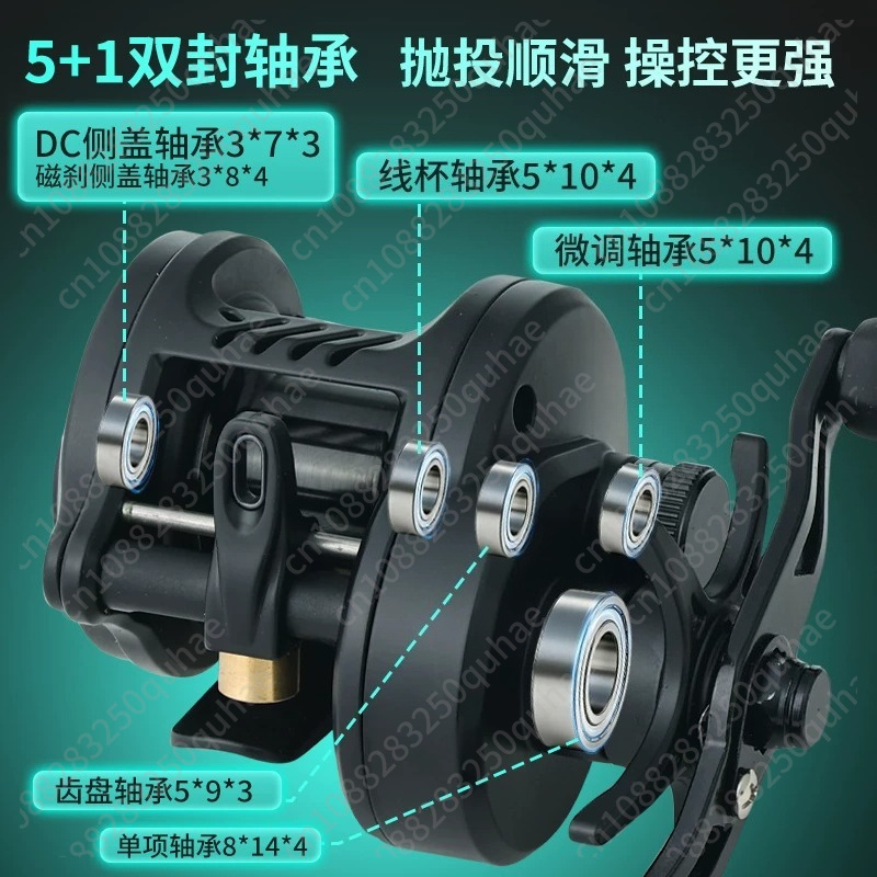Micro Lure DC-Rolle, Dual-Use  – Baitcasting Reel Bewertung und Preis